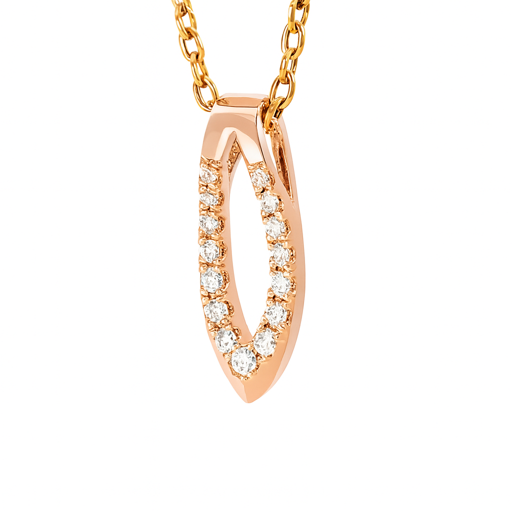 Elegantiškas deimantų pakabukas kasdienai ir progoms – ADORO juvelyrika