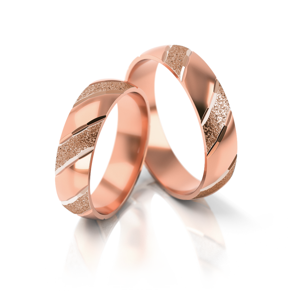 
                  
                    Vestuviniai žiedai geltono ir balto aukso, 4.3 mm pločio
                  
                