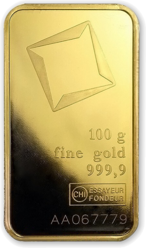 Investicinis auksas 100 gr.