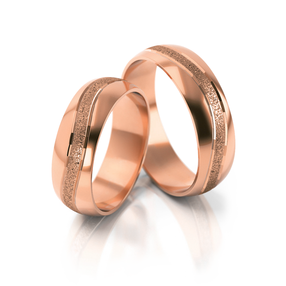 
                  
                    Vestuviniai žiedai geltono ir balto aukso, 6 mm pločio
                  
                