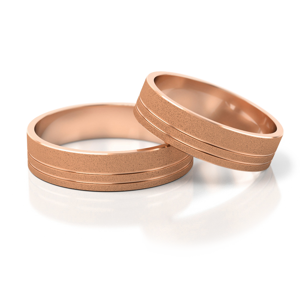 
                  
                    Vestuviniai žiedai 585 prabos geltono aukso, 5 mm pločio
                  
                