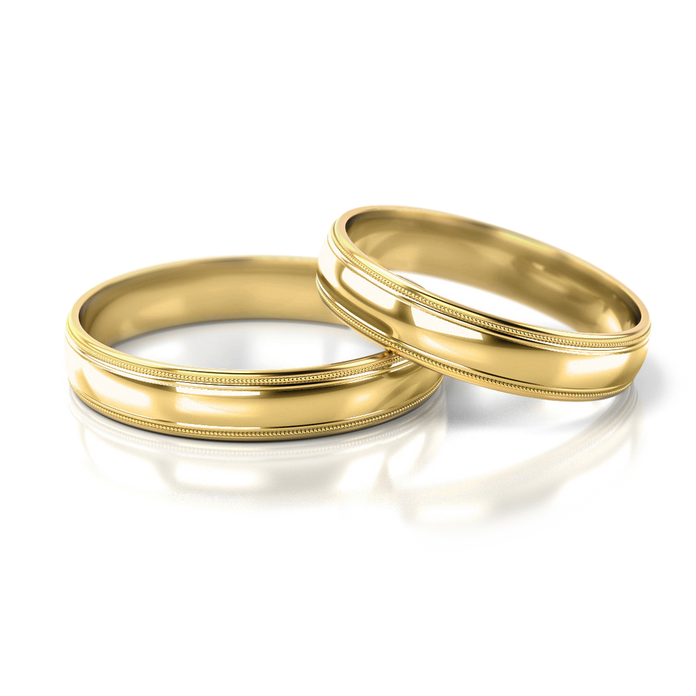 
                  
                    Dviejų spalvų vestuviniai žiedai (4 mm)
                  
                