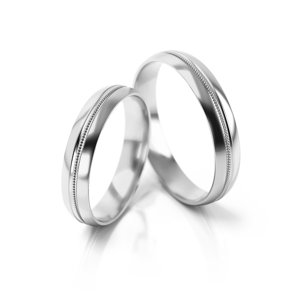 
                  
                    Dviejų spalvų vestuviniai žiedai (4 mm)
                  
                