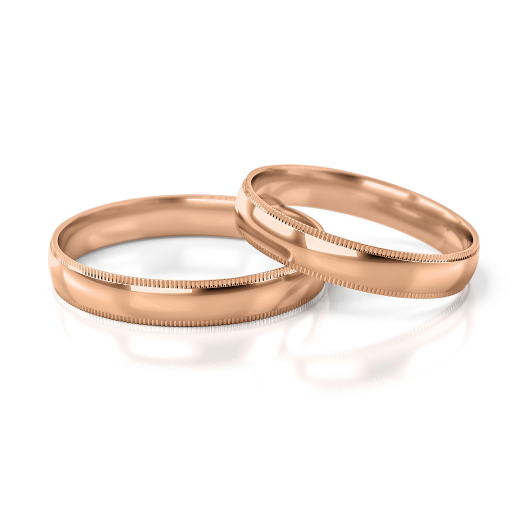 
                  
                    Klasikiniai baltos aukso vestuviniai žiedai (4 mm)
                  
                