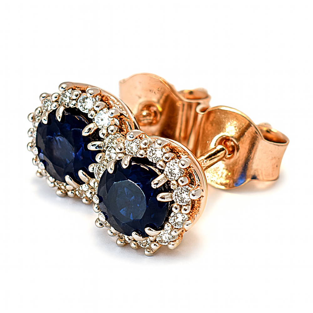 
                  
                    Elegantiški auskarai su 0.096 ct deimantais ir safyrais
                  
                