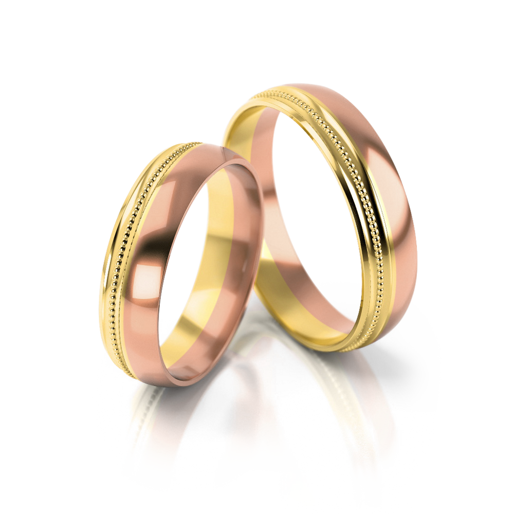 
                  
                    Dviejų spalvų vestuviniai žiedai (5 mm)
                  
                