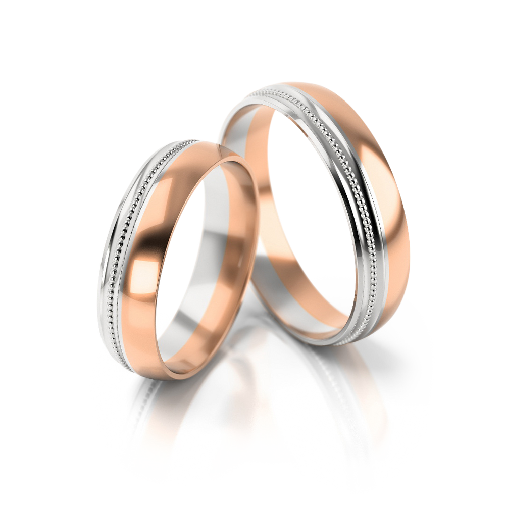 
                  
                    Dviejų spalvų vestuviniai žiedai (5 mm)
                  
                