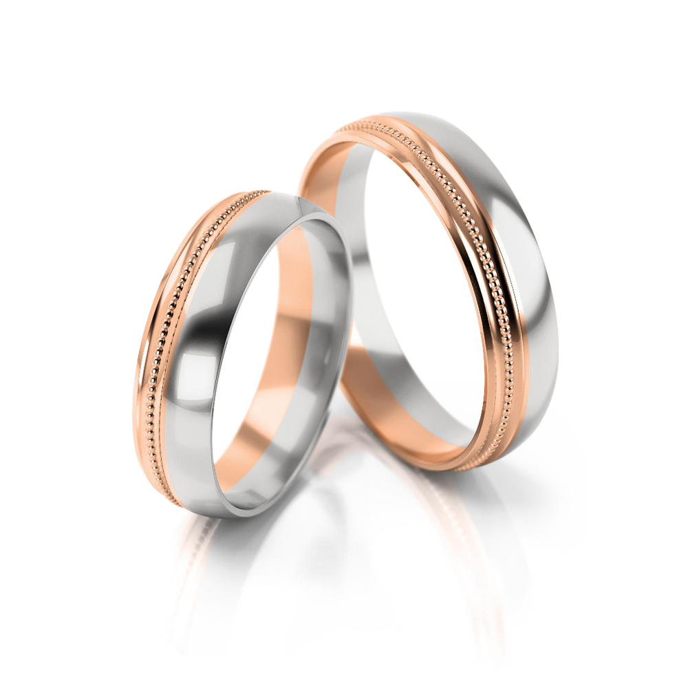 
                  
                    Dviejų spalvų vestuviniai žiedai (5 mm)
                  
                