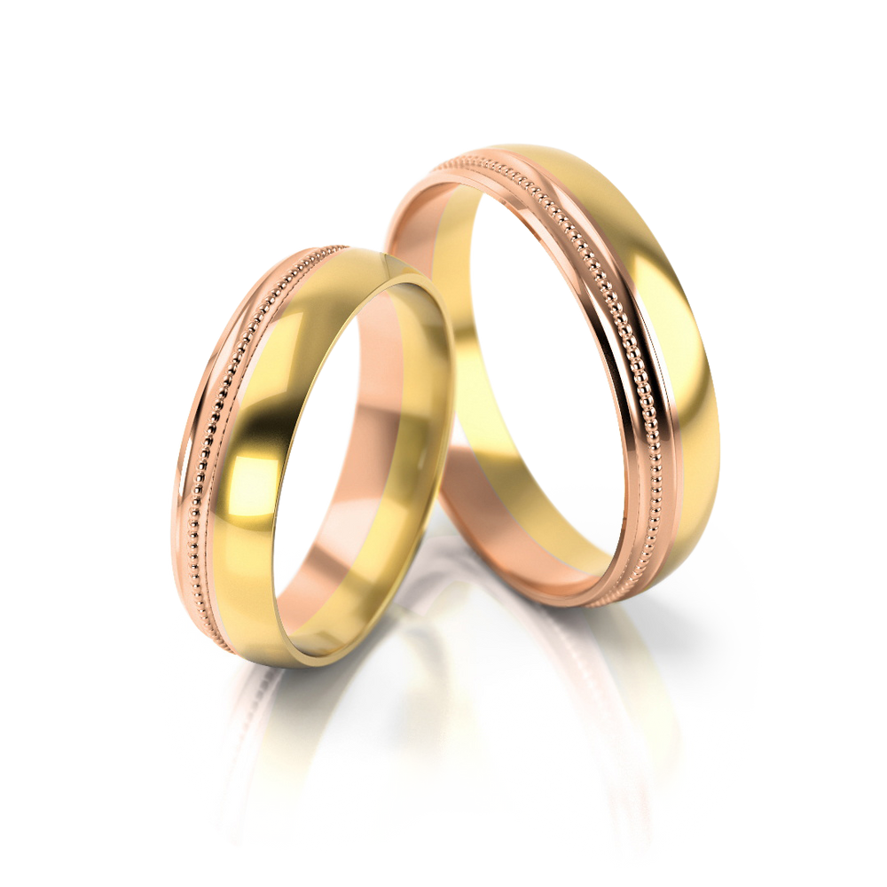 
                  
                    Dviejų spalvų vestuviniai žiedai (5 mm)
                  
                