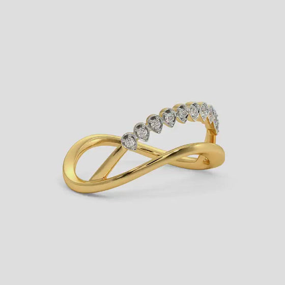 Balto ir geltono aukso žiedai su deimantais. Auksinis žiedas su deimantais. Geltono ir balto aukso žiedai su briliantais Auksiniai žiedai su briliantais Valentino dienos dovana Sužadėtuvių žiedas žiedai