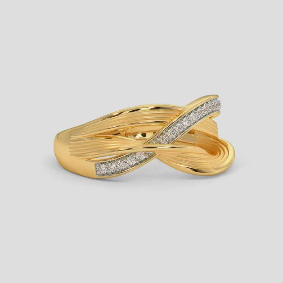 Balto ir geltono aukso žiedai su deimantais. Auksinis žiedas su deimantais. Geltono ir balto aukso žiedai su briliantais Auksiniai žiedai su briliantais Valentino dienos dovana Sužadėtuvių žiedas žiedai auksiniai žiedai