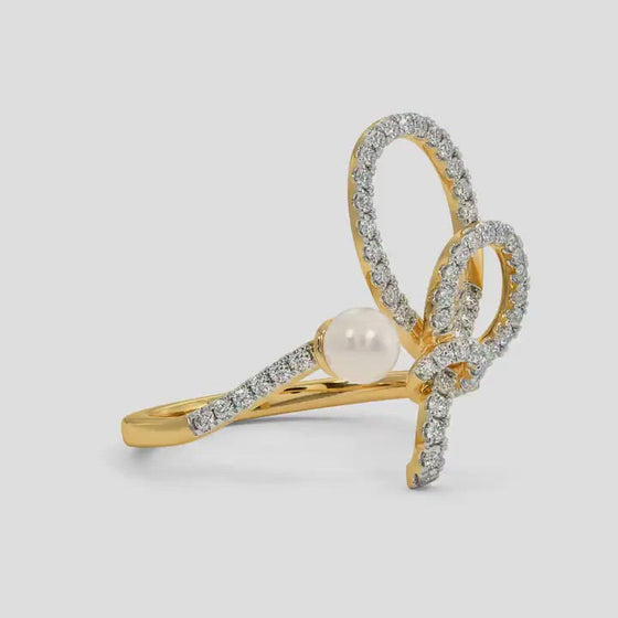 Balto ir geltono aukso žiedai su deimantais. Auksinis žiedas su deimantais. Geltono ir balto aukso žiedai su briliantais Auksiniai žiedai su briliantais Valentino dienos dovana Sužadėtuvių žiedas žiedai auksiniai žiedai žiedai su perlais perlai