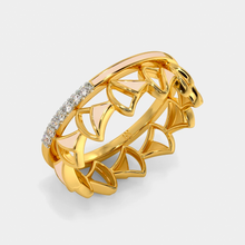  Geltono aukso žiedas su deimantais, auksiniai žiedai su deimantais, sužadėtuvių žiedai, vestuviniai žiedai
