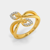Geltono aukso žiedas su deimantais, auksiniai žiedai su deimantais, sužadėtuvių žiedai, vestuviniai žiedai, žiedai su deimantais, žiedai su briliantais