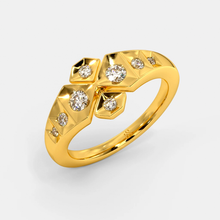  Geltono aukso žiedas su deimantais, auksiniai žiedai su deimantais, sužadėtuvių žiedai, vestuviniai žiedai, žiedai su deimantais