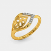 Balto ir geltono aukso žiedas su deimantais, su deimantu, auksiniai žiedai su deimantais, sužadėtuvių žiedai, vestuviniai žiedai, žiedai su deimantais